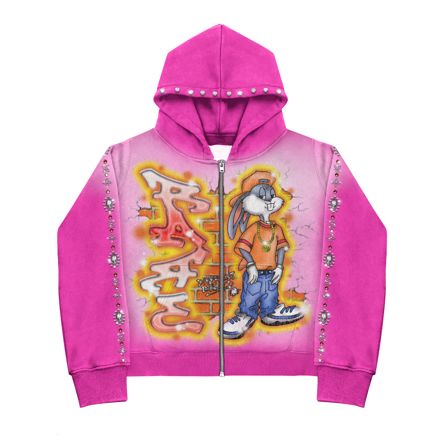 “RAЯE Tunez” Crystal Hoodie