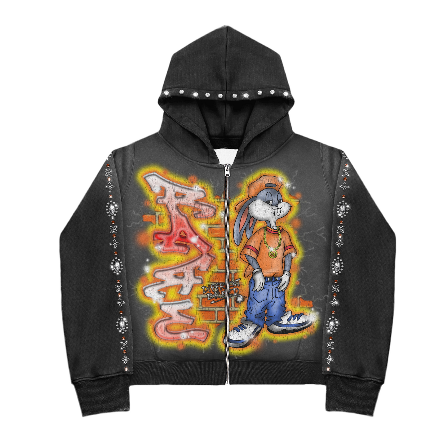 “RAЯE Tunez” Crystal Hoodie